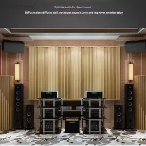 Goodsound legno assorbente Bass trap insonorizzati pannelli a parete fonoassorbenti fonoassorbenti pannelli per sala musica teatro