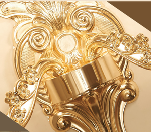 PM Nordische Retro Kristall Gold Wandlampe Wohnzimmer Schlafzimmer Hintergrund Wand Nachttisch Kerzenlampe Villa Hotel Flur Beleuchtung - Product Image 5