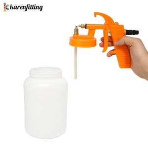 Kit complet de pistolet de peinture pneumatique, comprend un pistolet, des gobelets, des filtres pour l'automobile et le travail du bois - Product Image 5