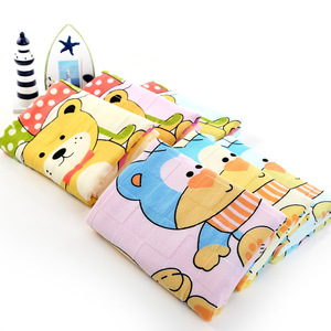 Cartoon Printed Cotton Gauze Baby Towel 70x140 Cm For 1-15 Years Old Eco Friendly Soft Absorbent <b>Swaddle</b> <b>Blanket</b> - Product Image 2