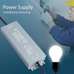 DUSKTEC Tension Constante Étanche 100W 8.33A AC100-260V DC 12V Foncé D'énergie Led Éclairage de bande Alimentation Transformateur Pilote - Product Image 4