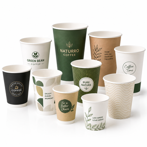 Gobelet à café compostable écologique à paroi simple de 20 oz avec revêtement PLA, gobelet jetable pour boissons chaudes, fabricant OEM personnalisé, fournisseur - Product Image 1