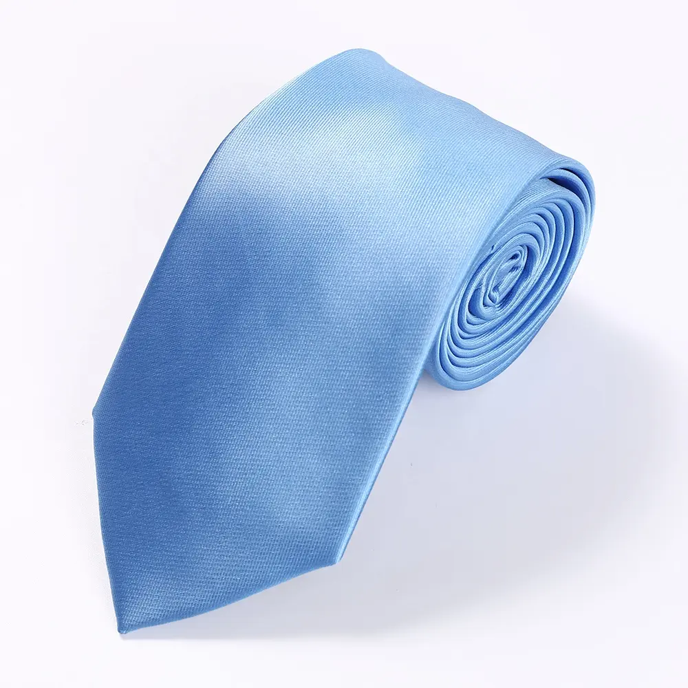 2022 fashion Factory Direct Sell Support OEM ODM Polyester Silk 8cm Purple Neck Ties for Wedding