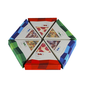 Hot sell pizza slice box free to design logo pizza box