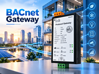 Passerelle BACnet Milesgo SmartBAC1001-ARM prenant en charge BACnet IP MSTP, Modbus RTU TCP pour les applications de bâtiments intelligents et de systèmes de gestion des installations (BMS)