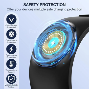 Soporte de cargador inalámbrico magnético de luz RGB 4 en 1 para iPhone 14 13 12 Airpod <span class=keywords><strong>Apple</strong></span> <span class=keywords><strong>Watch</strong></span> <span class=keywords><strong>8</strong></span> 7 6 Estación de carga rápida - Product Image 3