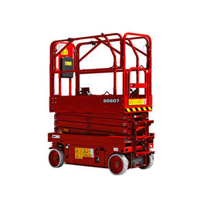 Gunting portabel Lift Lift Lift hidrolik bisa digerakkan pengangkat udara Platform 6m 8m 10m 12m digunakan angkat Boom - Product Image 2