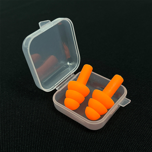 Bouchons d'oreilles réutilisables en silicone, doux, lavables, confortables, insonorisants, <span class=keywords><strong>prix</strong></span> usine. - Product Image 4