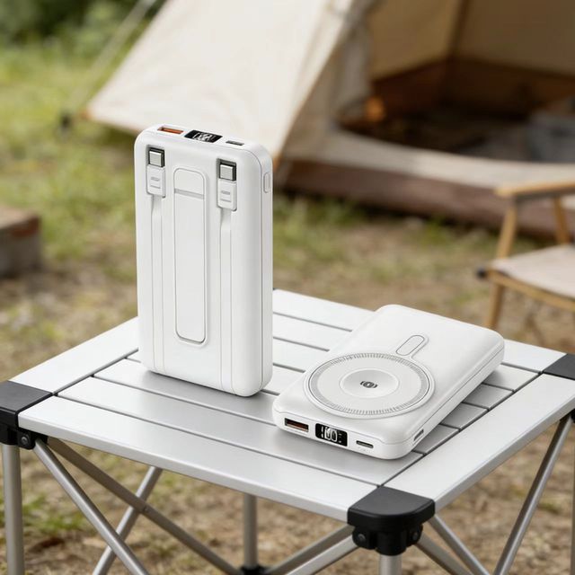 New Trending Portable PD 22.5W Fast Charging Power Bank with Cable and Holder10000mAh Wireless Magnetic Power Bank for iphone 17