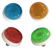 Băng Phản Xạ Phản Xạ Tròn Nhỏ Bằng Nhựa Nhỏ 24Mm Thiết Kế Vít Cho KM216 - Product Image 3