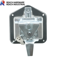 Serrure de boîte à outils pour remorques de bateaux et de camions en acier inoxydable de type 304 RPL014, serrure à poignée en T, accessoires de contrôle de cargaison