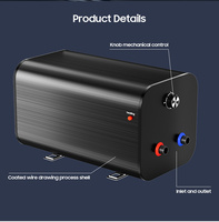 Chauffe-eau pour camping-car, chauffe-eau pour motorhome, double alimentation 12V 230V avec protection contre le chauffage à sec 15L, fourniture d'usine