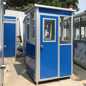 Cabina Prefabbricata per Guardie, Casetta di Sicurezza per Uso Esterno, Box di Sicurezza Portatile - Product Image 6