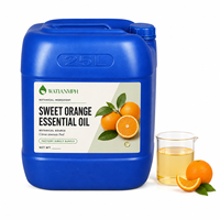Huile essentielle d'orange douce pressée à froid en vrac, 100% pure Citrus Sinensis, pour savon, nettoyage, cosmétiques, parfum et arôme