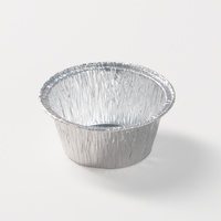 Mini moules à gâteau jetables en aluminium de 100 ml, mini moules à tartelettes, barquettes en aluminium, contenants d'emballage pour desserts, sauces et flans