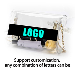 Sac à bandoulière Transparent étanche avec logo personnalisé, sac à bandoulière Transparent approuvé par le stade, sac à main Transparent, sac fourre-tout Transparent - Product Image 5