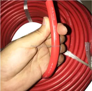 Original Silicone Cable 4 AWG Cables Gauge Red Black Tinned Copper Wire