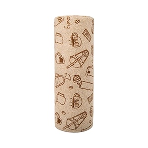 Rouleaux de chiffons de nettoyage en microfibre OEM 25*25cm 20 pièces, serviettes de cuisine jetables à séchage rapide imprimées, marque privée - Product Image 1