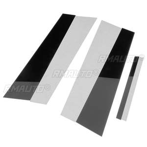 6 pièces pour Dodge Charger 2011-2021, autocollants de décoration pour montants de fenêtre et panneaux de porte, film noir brillant - Product Image 4