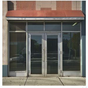 Puertas Dobles de Vidrio Comerciales Personalizadas Zonle, Marco de Aluminio, Estilo Moderno, Resistentes a Huracanes, para Tiendas, Hoteles y Exteriores - Product Image 6