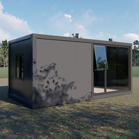 Muros Cortina de Vidrio Transpirables para Casas Contenedor Prefabricadas, Edificios de Oficinas Modernos y Hoteles con Diseño Posmoderno