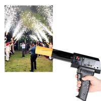 Pistolet à glace carbonique portatif en aluminium SFX, mini lanceur de feux, système de tir de étincelles pour fontaines de scène et pyrotechnie de mariage
