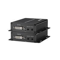 Extensor DVI de alta calidad con extensor KVM RX TX 200M DVI sobre extensor Ethernet Cat5e Cat6