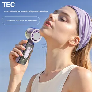 Ventilador de Mano Personal Pequeño con Base, Producto Popular, Ventilador de Mano de Clase A, Más de Cinco Ventiladores de Bolsillo - Product Image 5