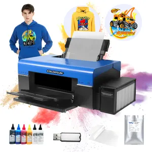 Professional dtf printer L805 A4 Pet Film Printer dtf printer usa warehouse for sticker n cloth Garment Hoodies T-shirt