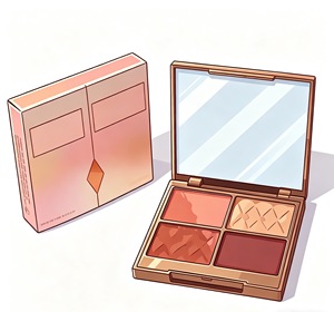 Cosméticos de marca de lujo - rubor iluminador y realzador - paleta de polvos vegetariana de alta pigmentación - Product Image 1