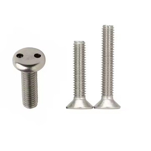 <span class=keywords><strong>SS304</strong></span> SS316 tùy chỉnh thép không gỉ hai lỗ rắn mắt chống trộm an ninh vít - Product Image 4