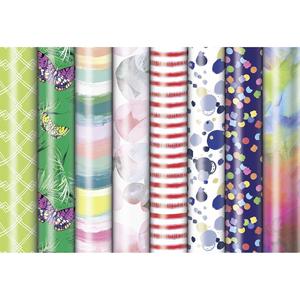 ZOEWIE Gift <b>Wrap</b> 5m x 70cm Presenta Pack Of 50 Party Supplies - Product Image 1