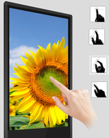 Kiosque numérique sur pied de 75 pouces pour intérieur, écran tactile capacitif, système Android/PC, animation d'ascenseur, écran LCD couleur, CMS basé sur le cloud