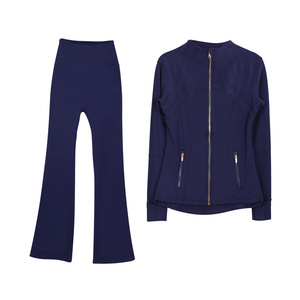 <span class=keywords><strong>Ensemble</strong></span> <span class=keywords><strong>de</strong></span> veste <span class=keywords><strong>de</strong></span> sport pour femme Lulu, léger, imprimé, <span class=keywords><strong>de</strong></span> haute qualité, doux comme du beurre, manches longues, extensible dans les quatre sens, pour l'entraînement en salle <span class=keywords><strong>de</strong></span> sport - Product Image 4