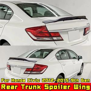 Pour Honda Civic 2012-2015 9ème Génération Aileron de coffre arrière Aileron de toit arrière Kit carrosserie Spoiler de coffre arrière Accessoires auto - Product Image 2