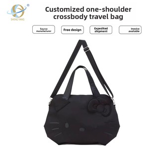 <span class=keywords><strong>Bolsa</strong></span> de <span class=keywords><strong>Viaje</strong></span> de Nailon de Gran Capacidad para Viajes Cortos, Impermeable, Ligera, Moderna y Casual - Product Image 2