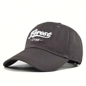 Low Moq Custom Dad Hat Nueva gorra de béisbol bordada personalizada Gorra de béisbol bordada de 6 paneles - Product Image 5