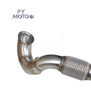 3,5 ''Catted Downpipe para VW Golf MK7 MK7.5 GTI / Seat Leon Cupra 5F/RS 5E <span class=keywords><strong>TFSI</strong></span> / <span class=keywords><strong>A3</strong></span> 1,8 T 2,0 T - Product Image 5