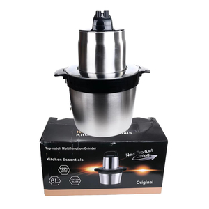 Robot culinaire 6L, hachoir à viande, hachoir à légumes, broyeur électrique commercial et domestique, machine à Fufu, pétrin, pilon à igname et taro - Product Image 1