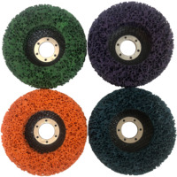 Disque à lamelles en fibre métallique de qualité industrielle Welldon pour le polissage et le meulage abrasifs