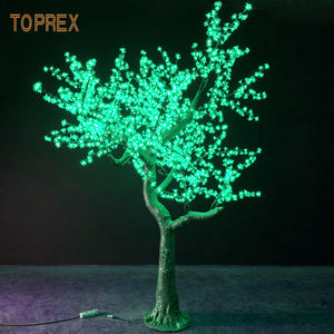 Guirlande lumineuse de Noël pour extérieur, 2,5 m de haut, personnalisable en couleur, pour jardin, hôtel, cour, décoration paysagère, cerisier - Product Image 4