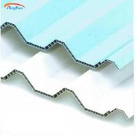 Tôle de toiture isolante thermique creuse à double couche en PVC pour toiture