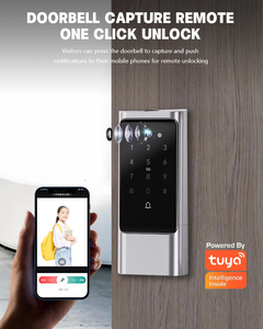 Cerradura Inteligente Aurelysse con Wi-Fi, Teclado Táctil, Entrada sin Llave, Control por Aplicación, Huella Dactilar, Código, Bloqueo Automático - Product Image 3
