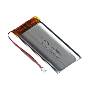 Factory Direct Supply 3.7V 900mAh 902248 Lithium Polymer Ion Rechargeable Lipo Cell Pack For Home Appliances Telefon