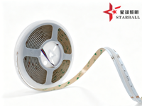 Lampu Strip LED COB WS2811 Addressable 784 LED RGBW Smart Strip Light 24V Digital Pixel 3000 6000K CCT Tahan Air