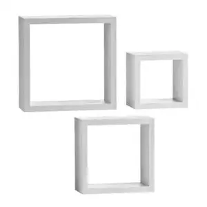 Selección de varios estilos de kits de tres piezas Estante de esquina blanco Estante de gabinete de cocina <span class=keywords><strong>flotante</strong></span> - Product Image 2
