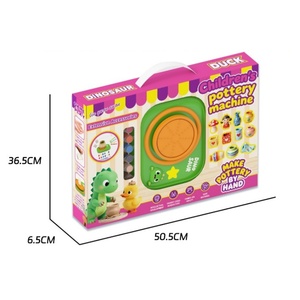 EPT Kinder Töpferscheiben-Set Pädagogisches DIY Keramik-Kunsthandwerk-Set mit Ton, Farben & Werkzeugen für Kreatives Spielen - Product Image 4