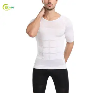 Toptan yüksek kalite özel erkek tişört sıkıştırma spor giyim vücut geliştirme spor giyim boş spor T-Shirt