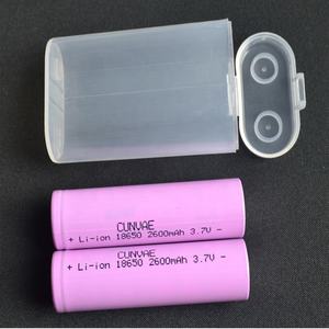 PP plastik pil kutusu 18650 su geçirmez saklama kutusu iki yuvası 2 yuvası 18650 pil kutusu - Product Image 4