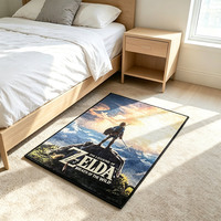 Tapis imprimé avec l'image d'un film d'horreur, tapis antidérapant pour la chambre à coucher, décoration de la maison, tapis de sol en peluche de haute qualité, tapis personnalisé avec un personnage de film